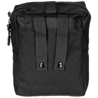 Fox outdoor titanium canteen 1L with pouch, black