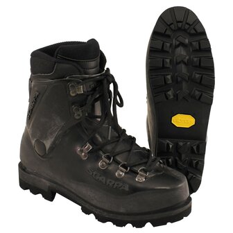 Chaussures de ski montagne Scarpa Vega ECW, semelle Vibram, noir