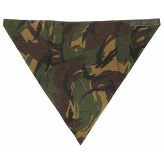 Dutch army triangle neck scarf, DPM camo
