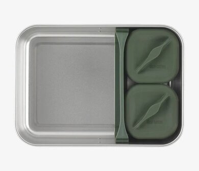 Klean Kanteen Rise food Snack Box 82ml / 2.8oz stainless steel, sea spray green
