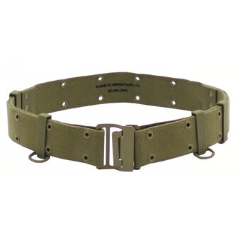 French army tactical belt with buckle 5CM, adjustable max 120CM, OD green