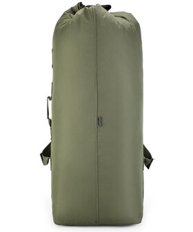 Kombat tactical duffel bag / kit bag backpack 120L, OD green