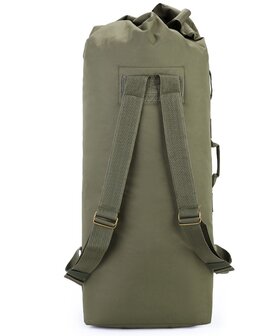 Kombat tactical duffel bag / kit bag backpack 80L, OD green