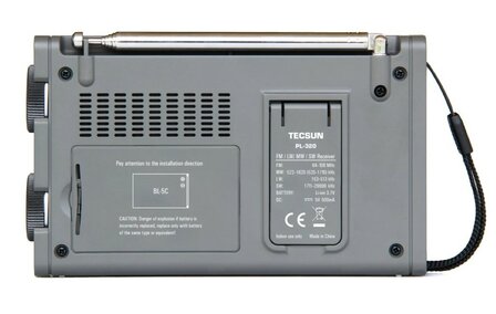 Tecsun PL-320 multiband world radio FM/SW/MW/LW with BL-5C battery pack
