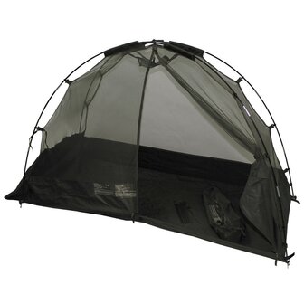 British army mosquito net, tent-shaped, OD green