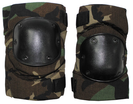 US army knee pads, woodland camo