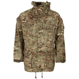 British Smock combat jacket MK1 with hood, windproof, MTP Multicam