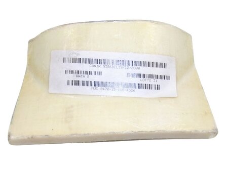 Italienische Kevlar K&ouml;rperschutzplatte aus Verbundwerkstoff, Unterleib, Level 3 NIJ STD 0101.03, 19 x 12 CM