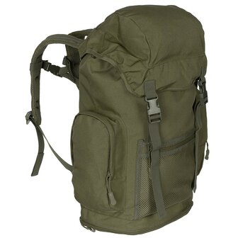 MFH British Recon Rucksack 30L, mit Seitentaschen, oliv gr&uuml;n