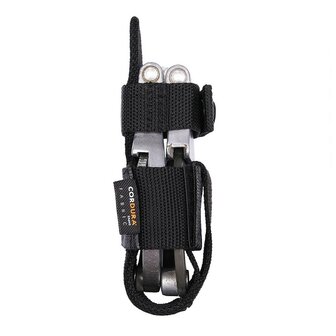 101 Inc LIPS handcuff holder Cordura DP230, black, with belt loops