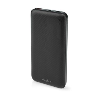 Nedis Portable Power Bank 10.000 mAh Schwarz