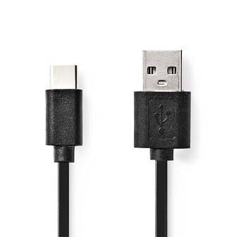 Nedis USB 2.0-Kabel 3,0 m, USB-A &lt; &gt; USB-C, 15 W, 480 Mbit/s