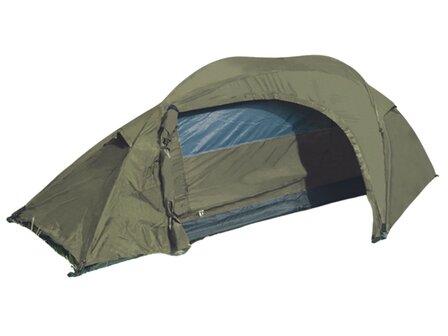 Tente Mil-Tec Recom 1 personne, vert olive, avec tapis de sol