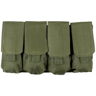 MFH 4-fold ammo pouch &quot;MOLLE&quot;, OD green