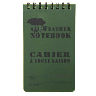 Fosco Carnet waterproof petit 13 x 8 cm