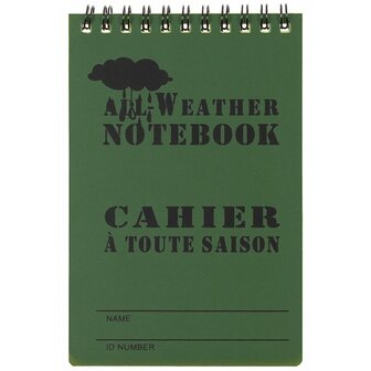 Fosco Carnet waterproof grande 15 x 10 cm