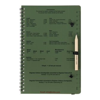 BCB Waterproof notepad CD457