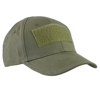 Casquette tactique AB operations Ripstop avec velcro, vert olive, r&eacute;glable