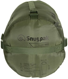 Snugpak Sleeper Lite WGTE Mummy slaapzak, olijfgroen