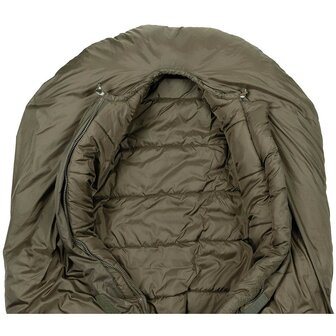 MFH Expedition Mummy sleeping bag 2-layer filling, 3 seasons, OD green