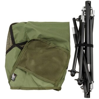 Fox outdoor Folding chair, &quot;Oltralight&quot;, OD green, back- and armrest