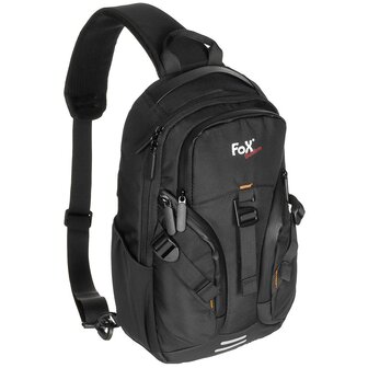 Fox outdoor One strap backpack / sling bag 7l, black