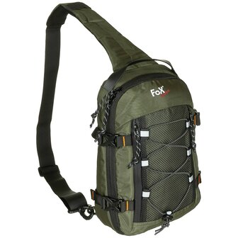 Fox outdoor One strap rugzak / sling bag compact 5L, olijfgroen