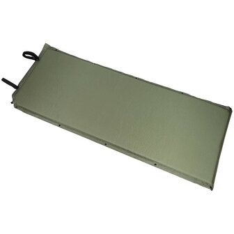 Fox outdoor self inflatable sleeping mat with storage bag, OD green