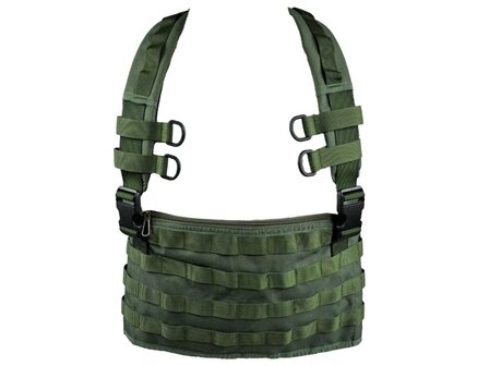 Arm&eacute;e n&eacute;erlandaise Molle Chest rig Recon, vert olive