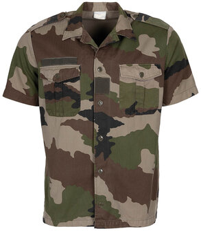 Chemise de combat fran&ccedil;aise &agrave; manches courtes, CCE camo