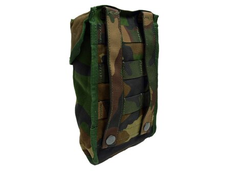 Dutch army modular utility pouch for canteens Molle, Forest camo