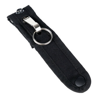 Stealth key ring holder with quick release DP207, black