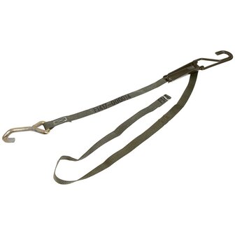 Sangle de tension de l&#039;arm&eacute;e su&eacute;doise 1,7M avec tendeurs m&eacute;talliques, vert olive