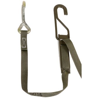 Sangle de tension de l&#039;arm&eacute;e su&eacute;doise 1,7M avec tendeurs m&eacute;talliques, vert olive