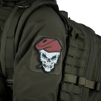 101 INC 3D PVC patch &quot; Skull sigar &quot;