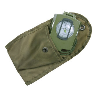 Fosco compass pouch nylon, alice clip, OD green