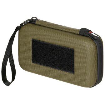 MFH case rigide compacte avec bandes velcro, vert olive