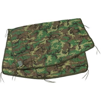 US army doublure de poncho (Woobie / Quilt), Woodland camo