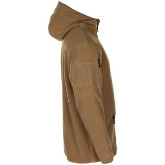 MFH tactical fleece jacket, coyote tan