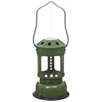 Fox outdoor Candle lantern mini, olive green