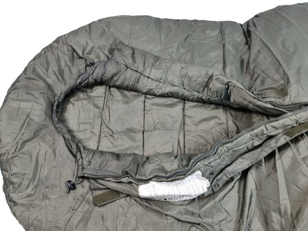 Dutch army Mummy sleeping bag 2-layer filling, 3 seasons, modular, OD green