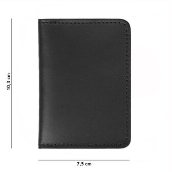 Fosco Leather identification case with V Security logo (new model)