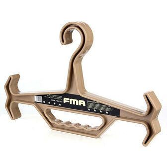 Cintre FMA Heavy Tac pour porte-plaques et gilets de combat, coyote tan