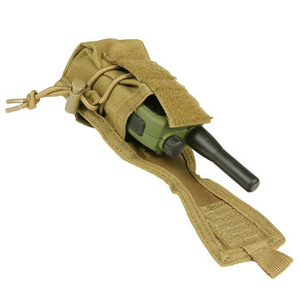 101 Inc Molle Radio Pouch, LQ16013, Coyote Tan