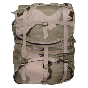 US Army Rifleman Einsatzrucksack Molle II lightweight 80L, inkl. Gurtzeug, DCU desert camo