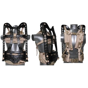 US Army Rifleman Einsatzrucksack Molle II lightweight 80L, inkl. Gurtzeug, DCU desert camo