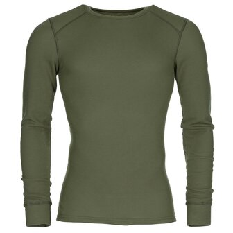 Odlo Thermo-Langarm-Unterhemd, unisex, Midlayer, oliv gr&uuml;n