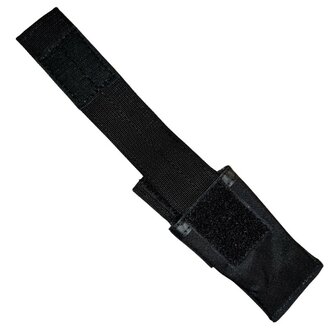 Blackhawk pistol magazine pouch with velcro back and adjustable flap, black