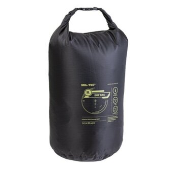 Mil-Tec Wasserfeste Drybag, Rip Stop, 5L, schwarz