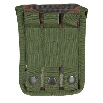 Dutraco LION binoculars field bag Molle, woodland DPM